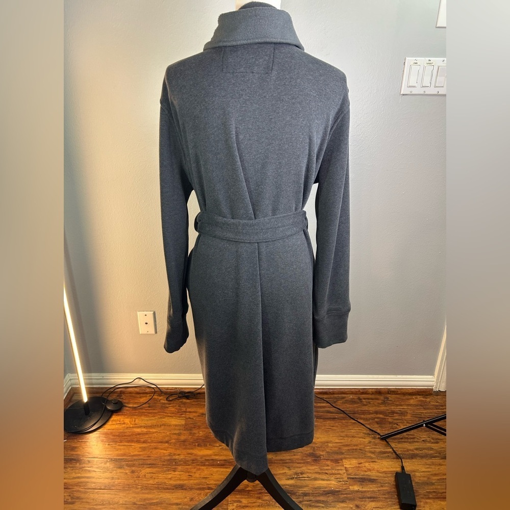 UGG Duffield Shawl Collar Robe – Super Soft Fleece – Gray – Size XL - Picture 3 of 9